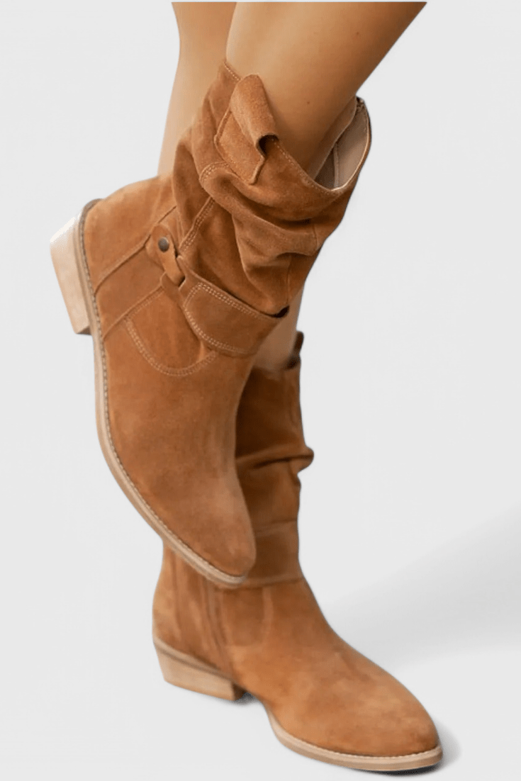 Aira Classic Suede Ankle Boots - Lora Toronto