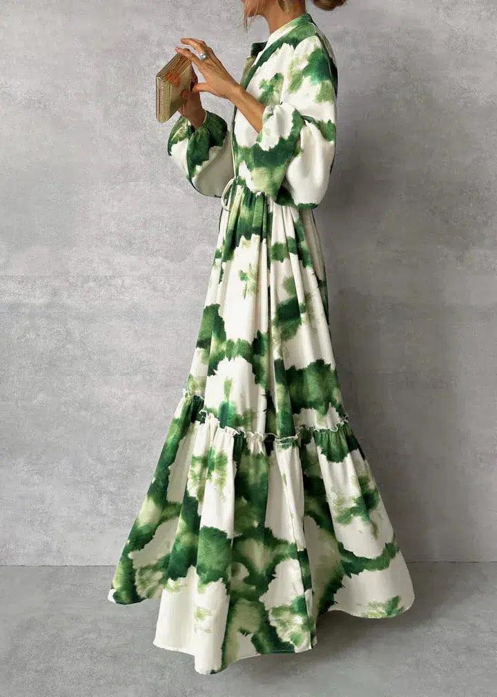 Alicia | Elegant Flowy Maxi Dress - Lora Toronto