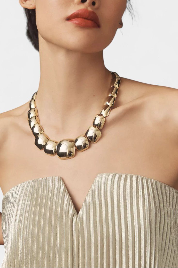 Andreia Pleated A - Line Strapless Maxi Dress - Lora Toronto
