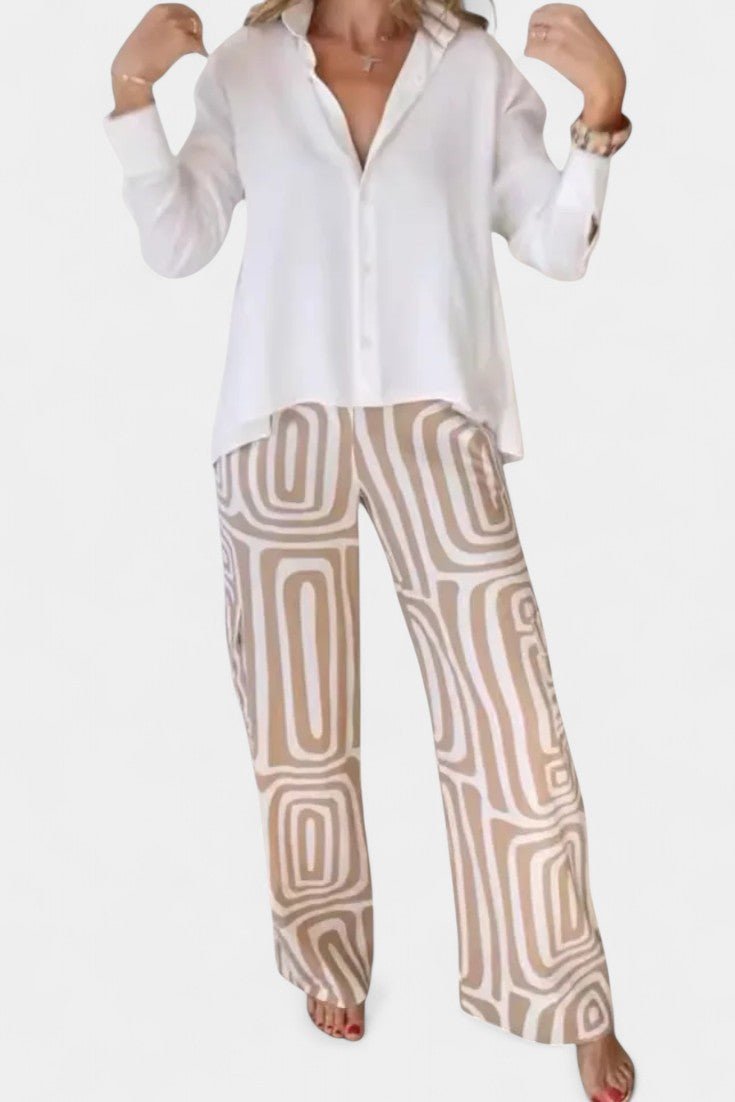Calla Long - Sleeve Two - Piece Set - Lora Toronto