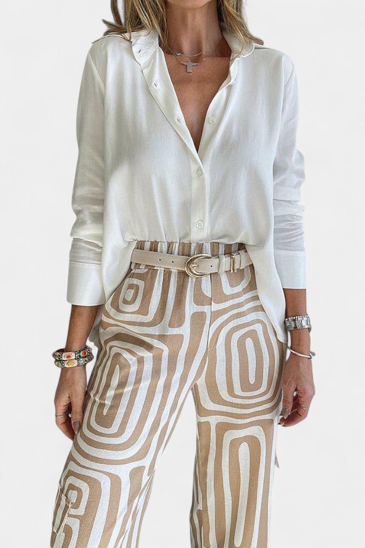 Calla Long - Sleeve Two - Piece Set - Lora Toronto