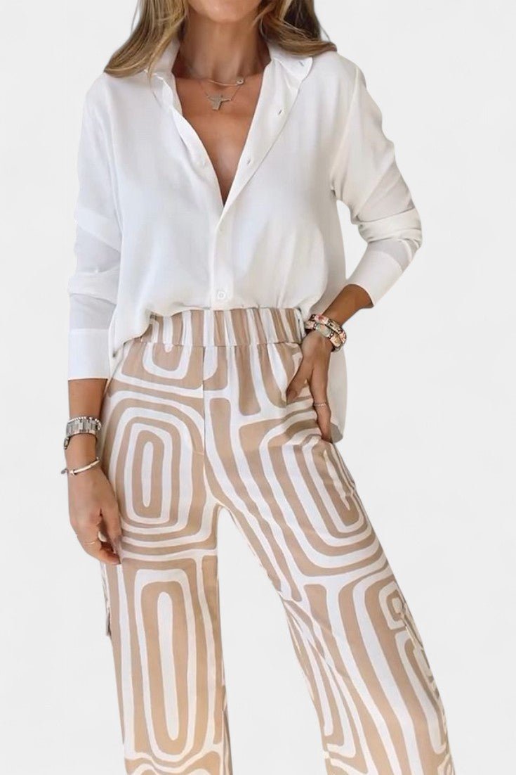 Calla Long - Sleeve Two - Piece Set - Lora Toronto