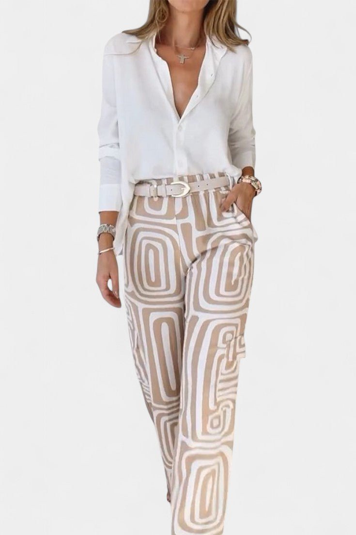 Calla Long - Sleeve Two - Piece Set - Lora Toronto