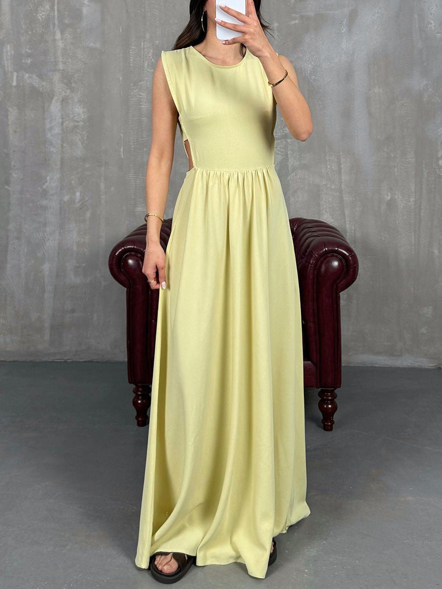 Delina | Cut - Out Maxi Dress - Lora Toronto