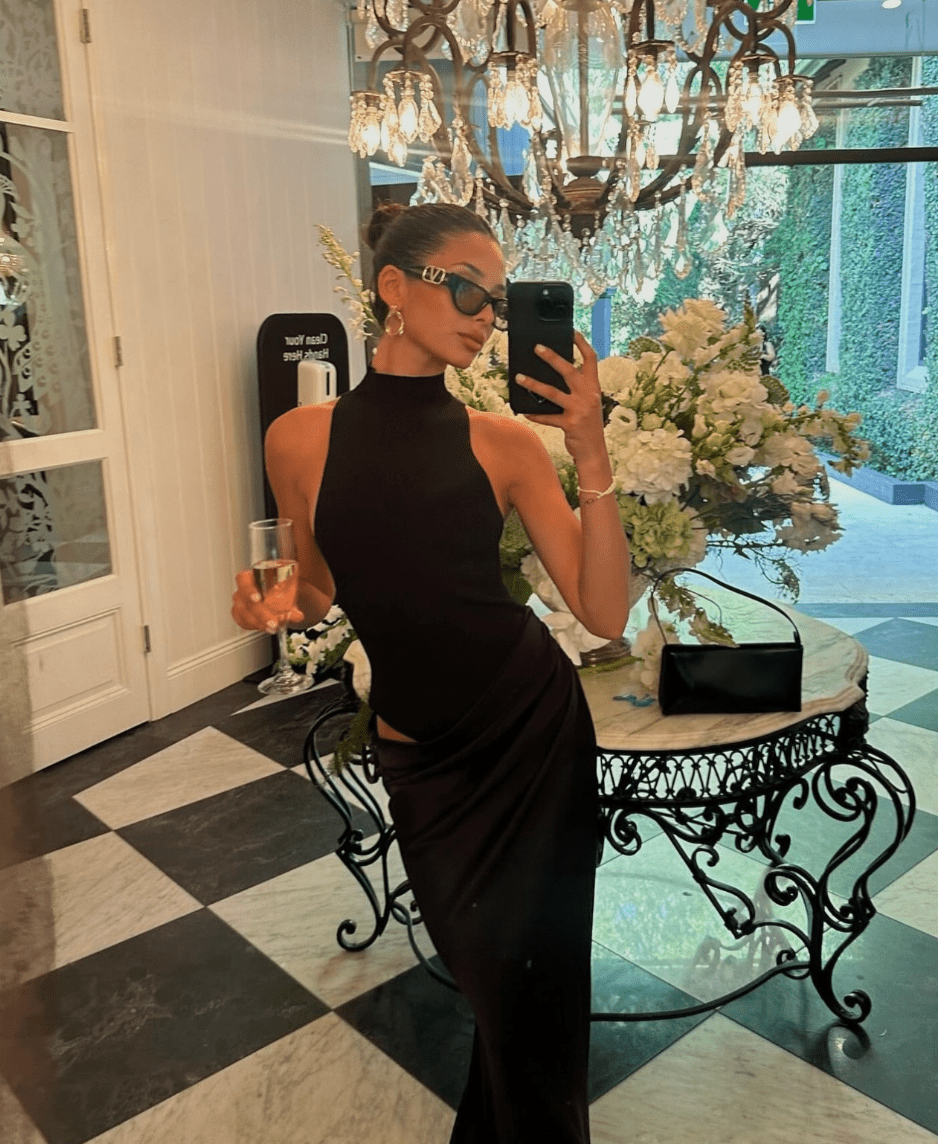 Faye | Asymmetrical Maxi Dress - Lora Toronto