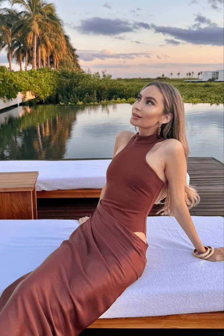 Faye | Asymmetrical Maxi Dress - Lora Toronto