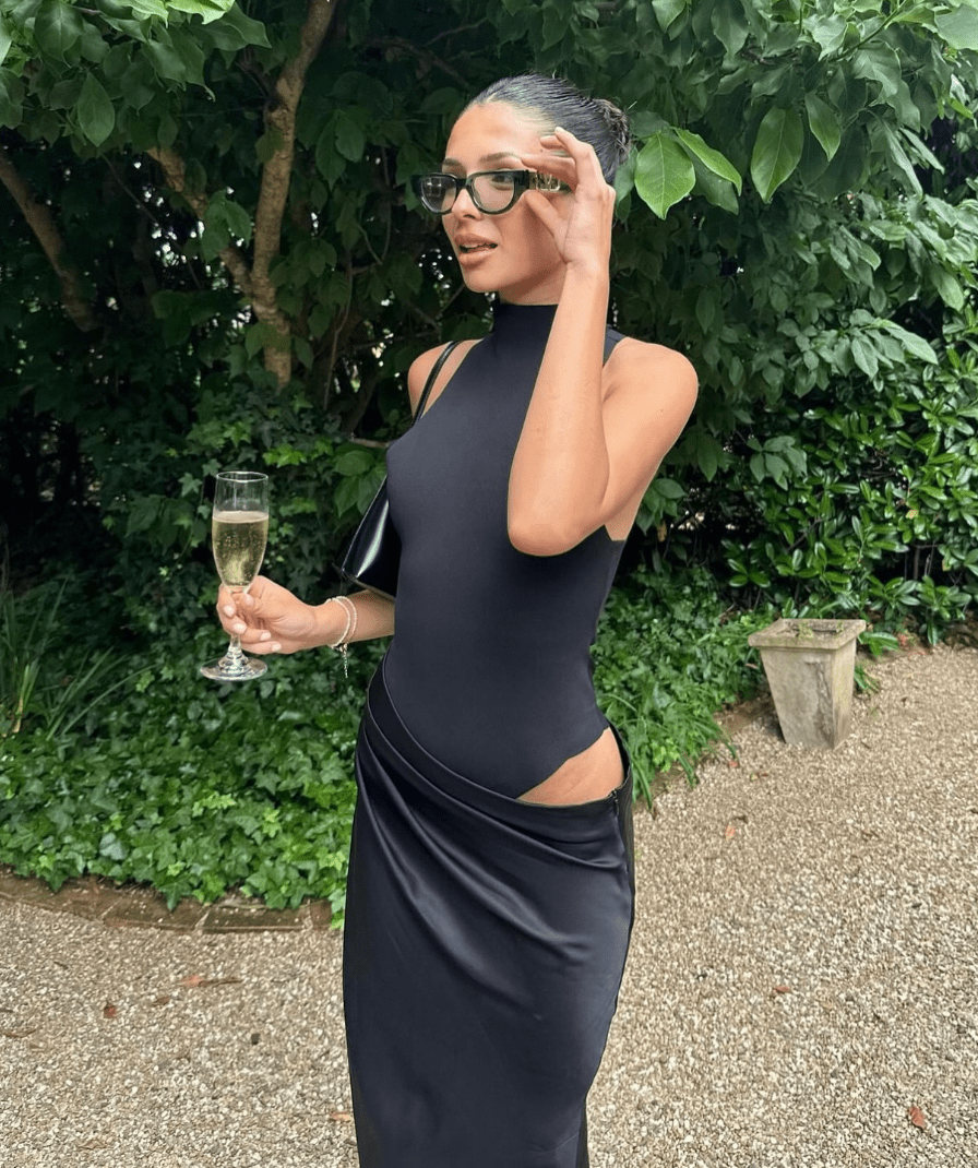 Faye | Asymmetrical Maxi Dress - Lora Toronto