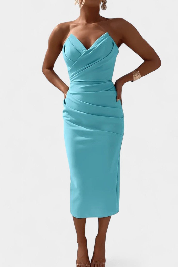 Iveta | Strapless Backless Dress - Lora Toronto