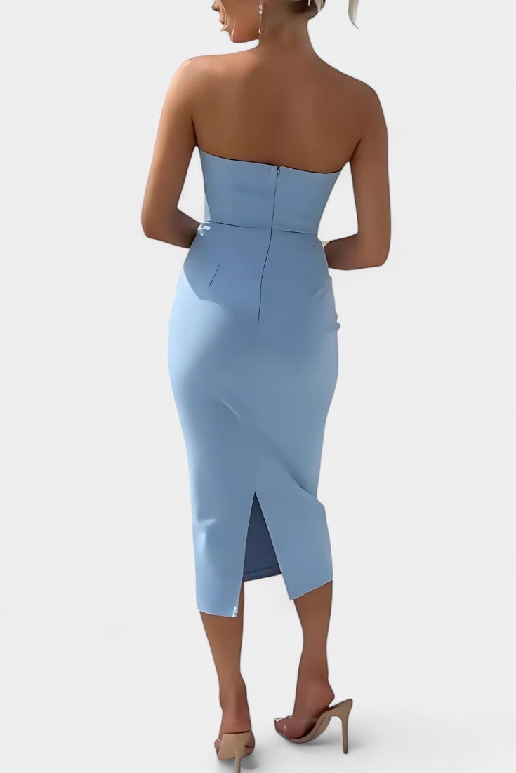 Iveta | Strapless Backless Dress - Lora Toronto