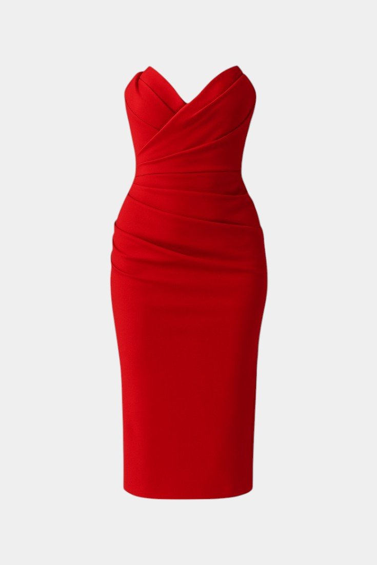 Iveta | Strapless Backless Dress - Lora Toronto