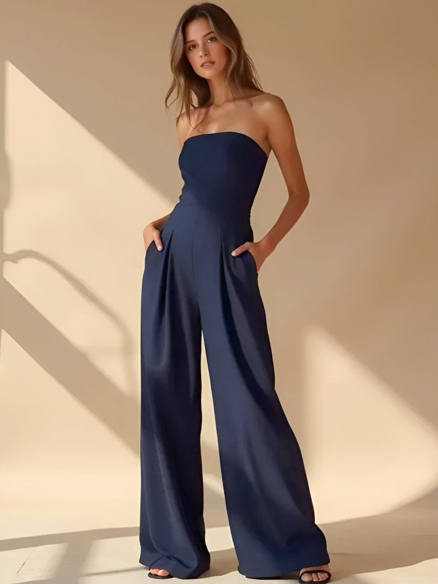 Malene Strapless Jumpsuit - Lora Toronto