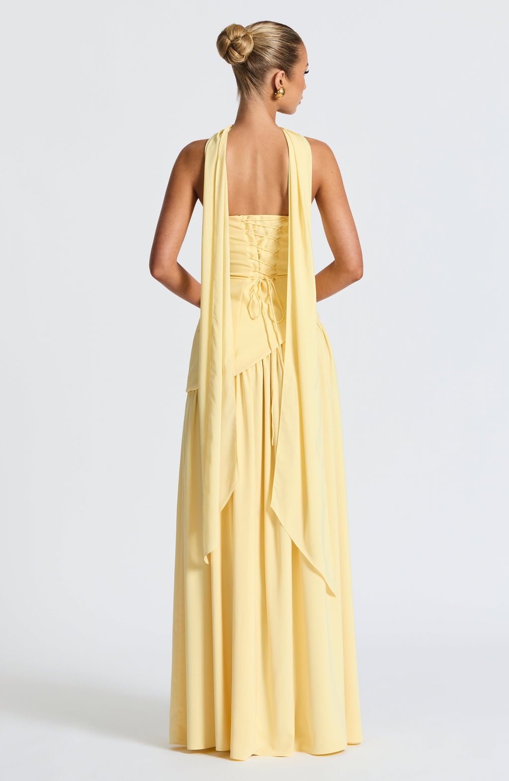 Maliyah | Scarf Maxi Dress - Lora Toronto