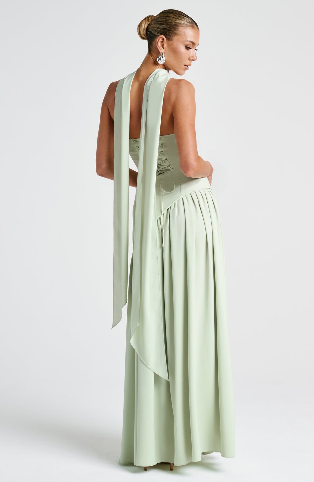 Maliyah | Scarf Maxi Dress - Lora Toronto