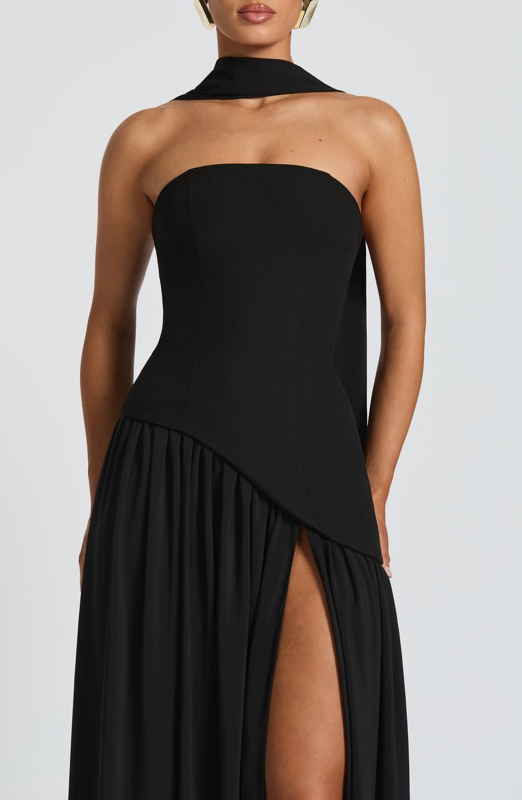 Maliyah | Scarf Maxi Dress - Lora Toronto