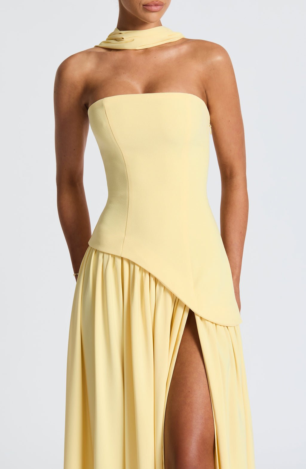 Maliyah | Scarf Maxi Dress - Lora Toronto