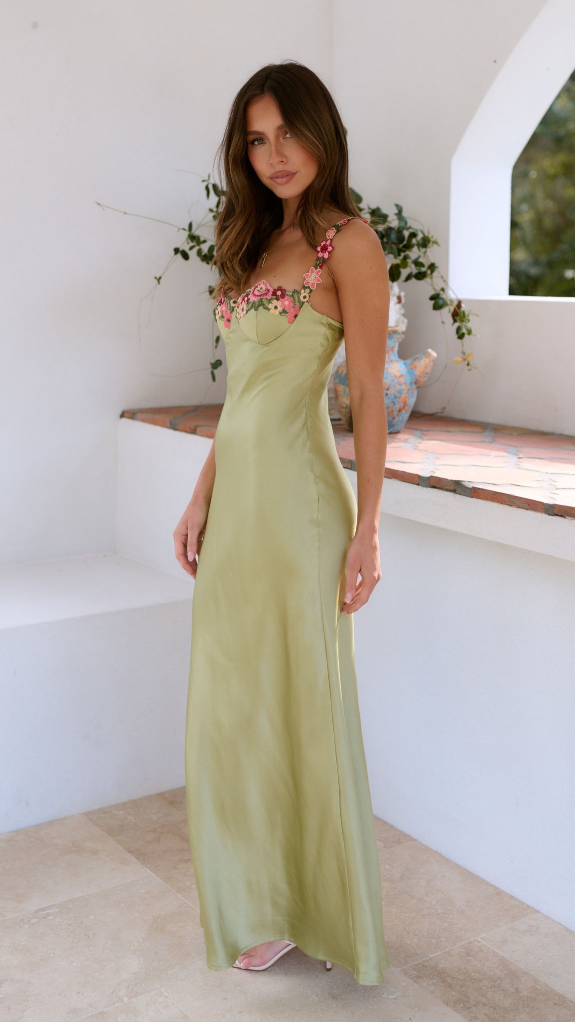 Olivia Elegant Maxi Dress - Lora Toronto