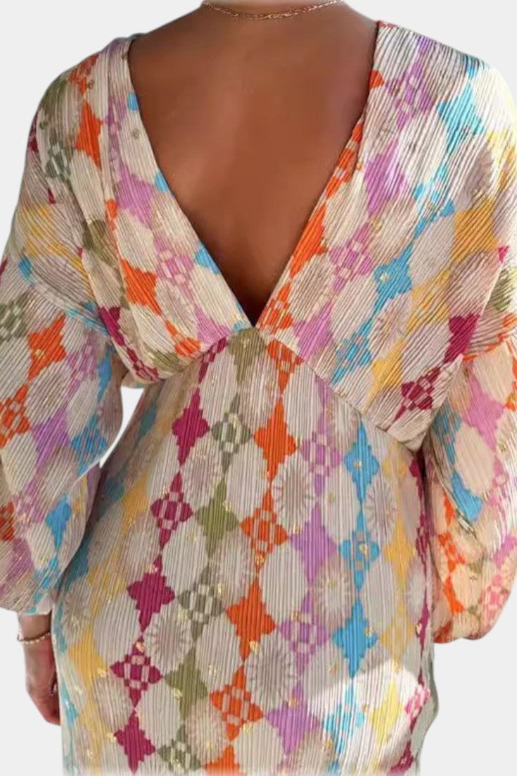 Shanice | Striped Loose - Fit Maxi Dress - Lora Toronto