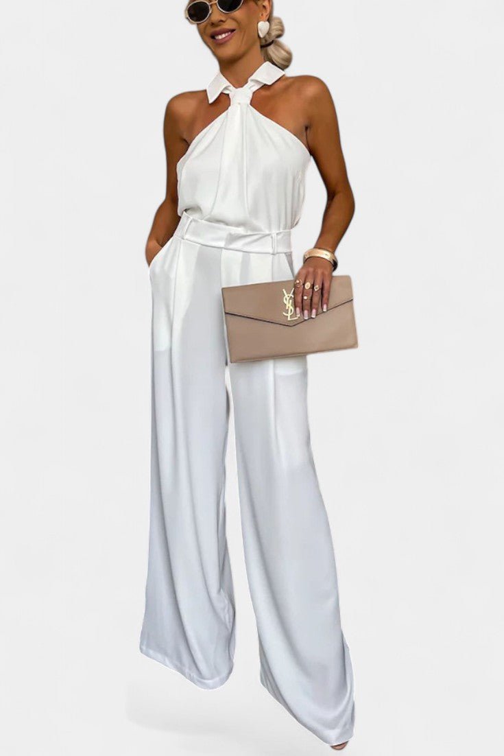 Sibyl Elegant Halter Two - Piece Set - Lora Toronto