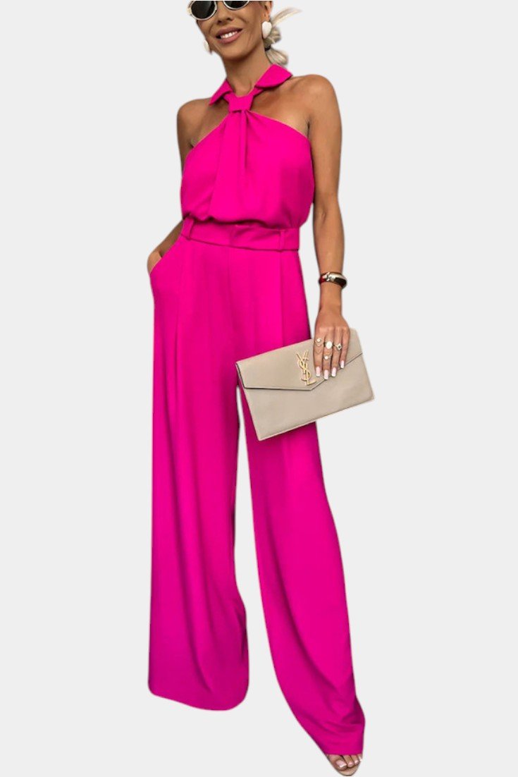 Sibyl Elegant Halter Two - Piece Set - Lora Toronto