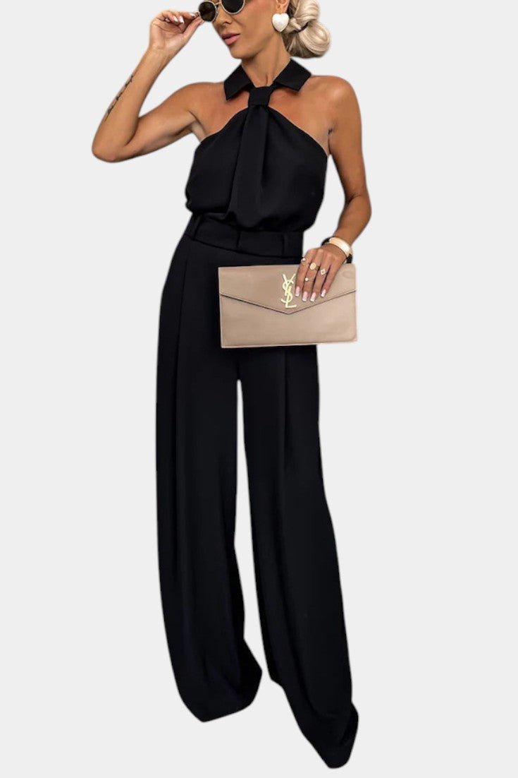 Sibyl Elegant Halter Two - Piece Set - Lora Toronto