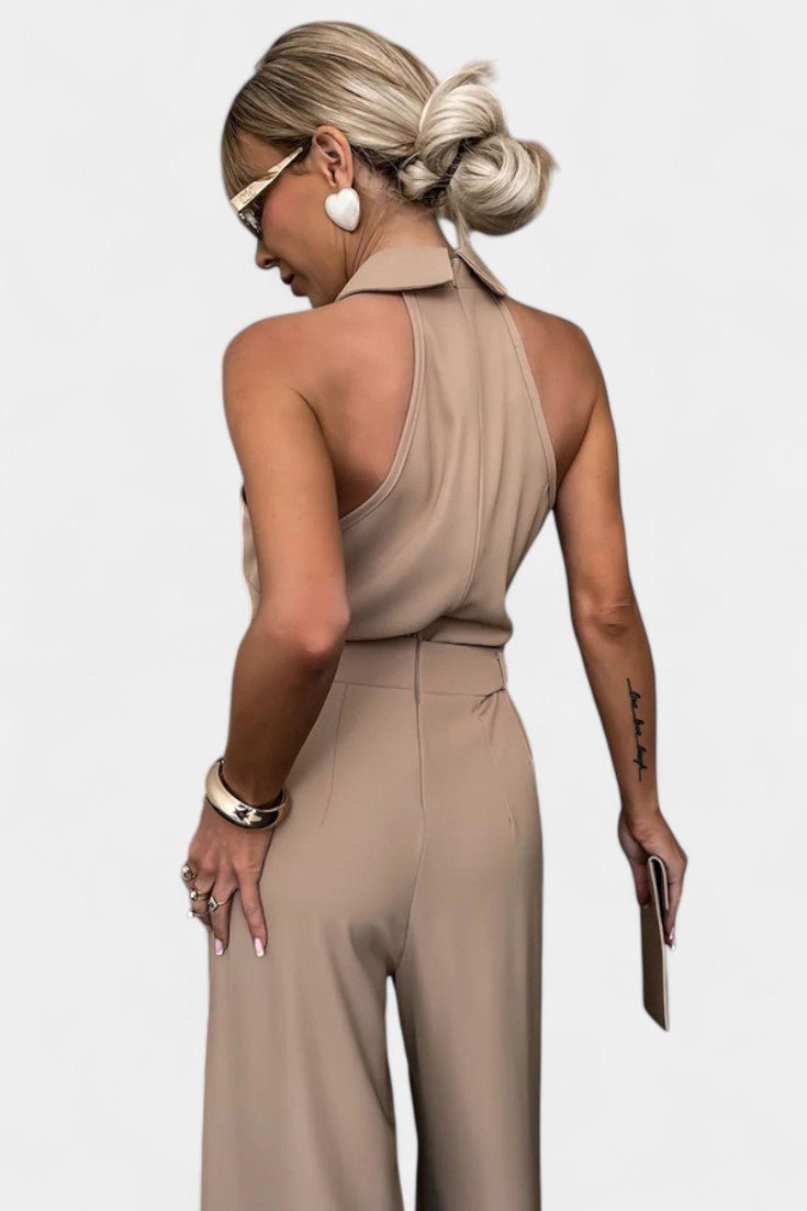 Sibyl Elegant Halter Two - Piece Set - Lora Toronto