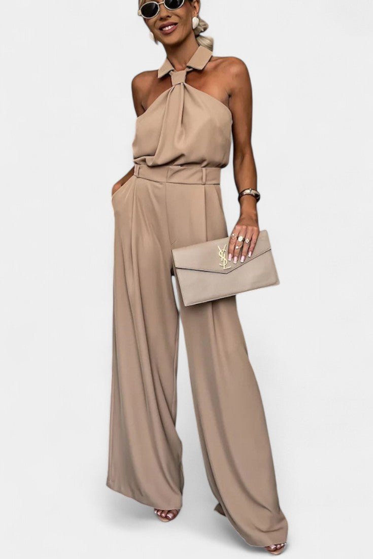 Sibyl Elegant Halter Two - Piece Set - Lora Toronto