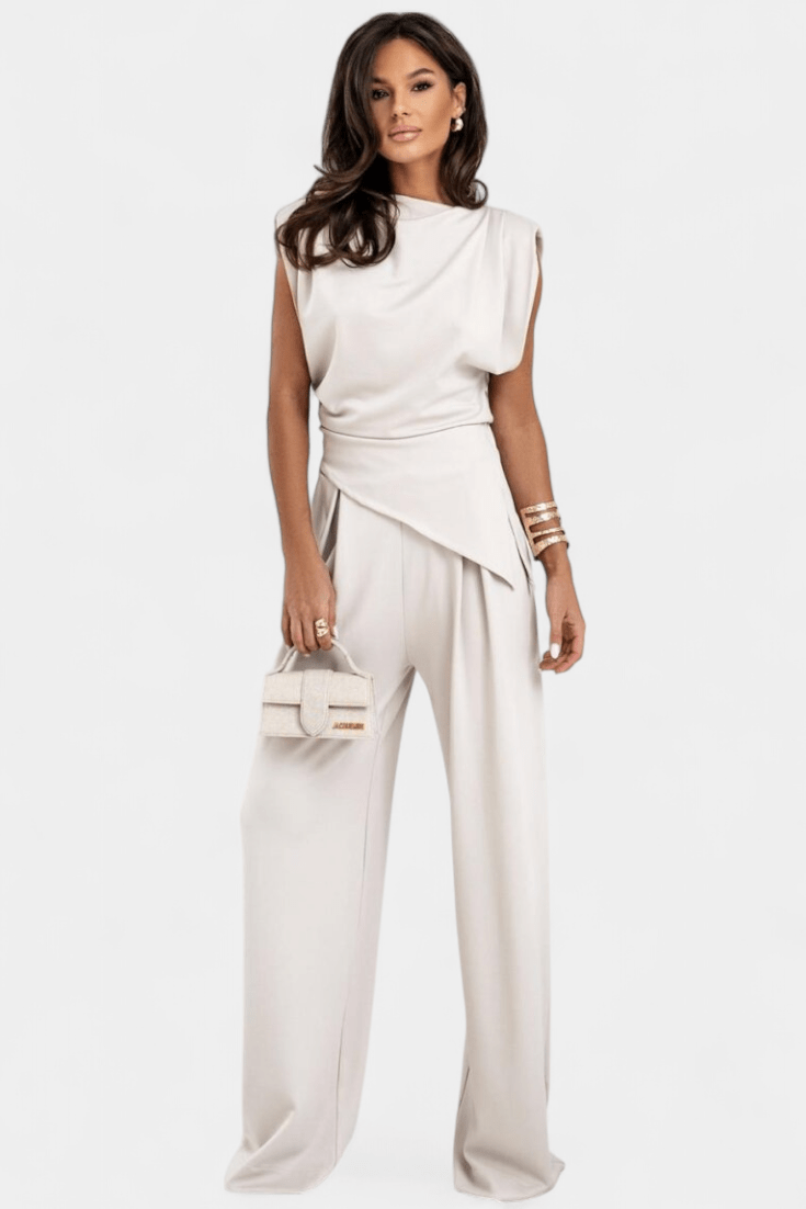 Sofia Draped Shoulder Set - Lora Toronto