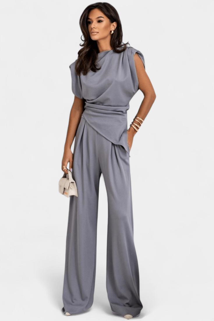 Sofia Draped Shoulder Set - Lora Toronto