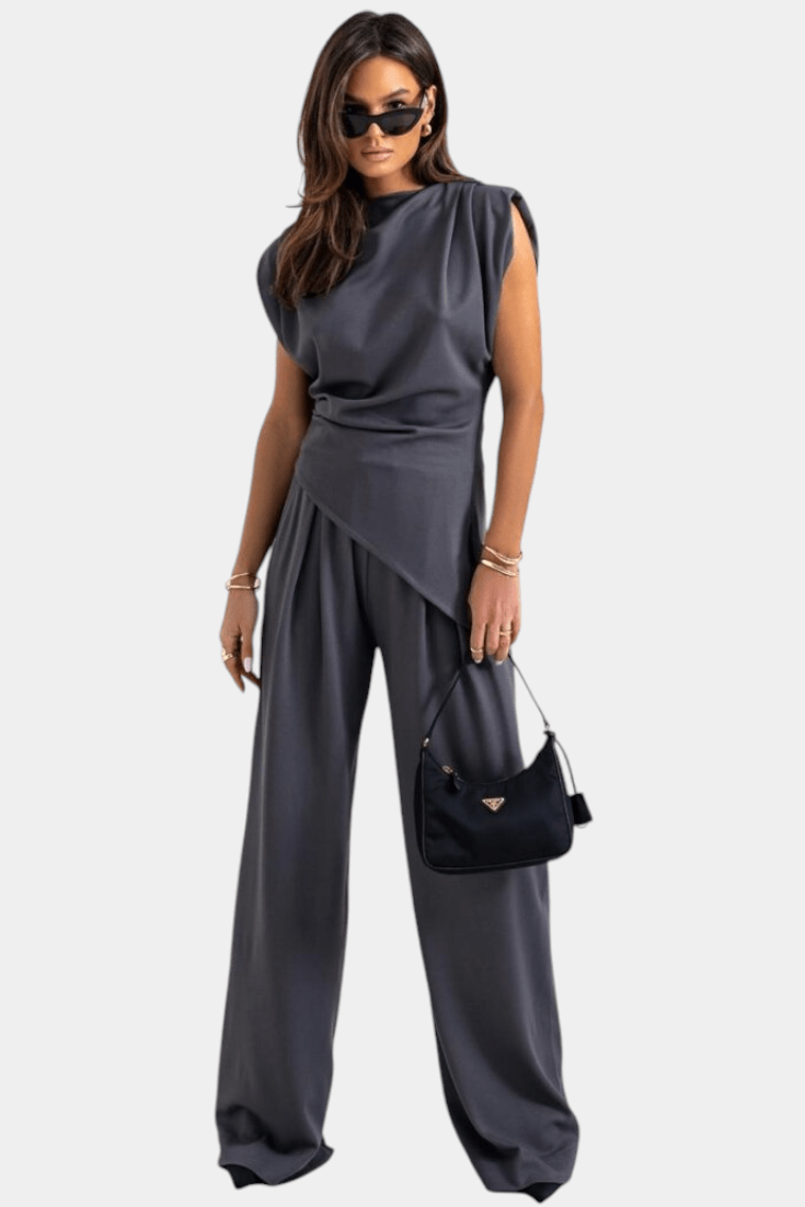 Sofia Draped Shoulder Set - Lora Toronto
