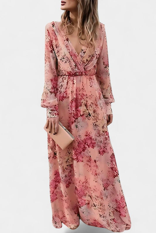 Amaliya | Floral Boho Maxi Dress - Lora Toronto