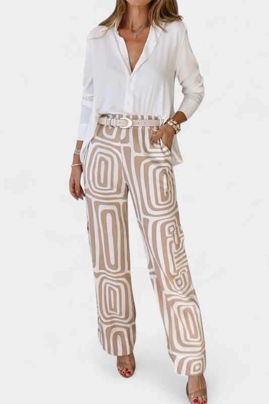 Calla Long - Sleeve Two - Piece Set - Lora Toronto