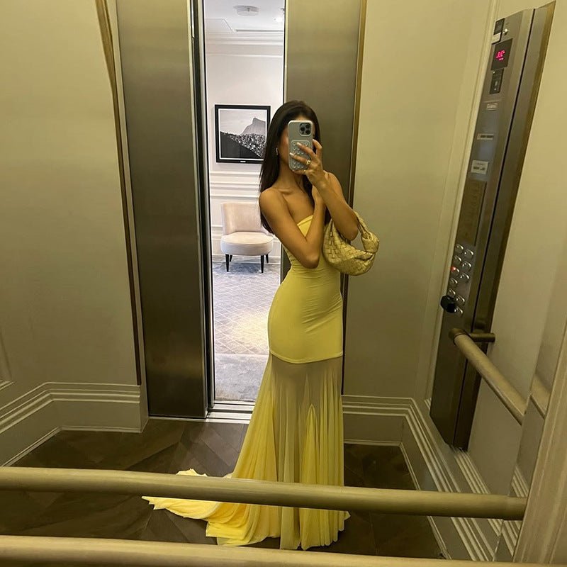 Calliope | Slim Bustier Maxi Dress - Lora Toronto