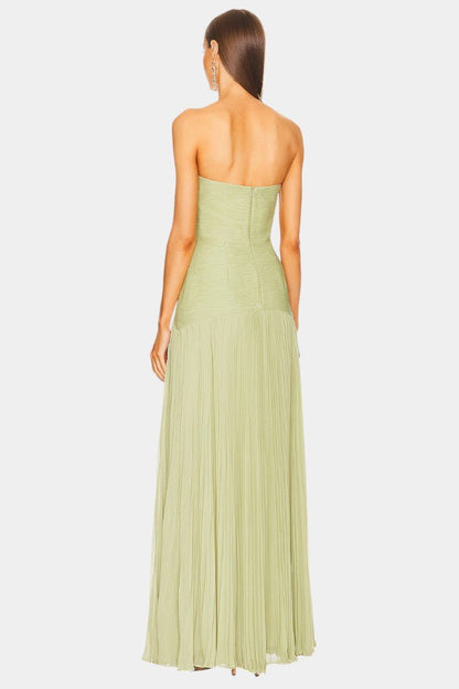 Deia | Flared Sleeve Mesh Maxi Dress - Lora Toronto