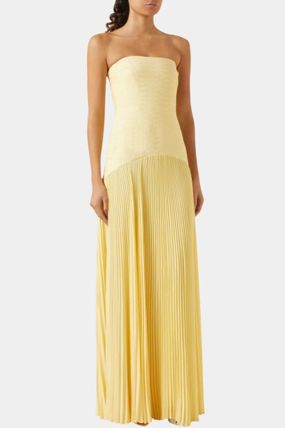 Deia | Flared Sleeve Mesh Maxi Dress - Lora Toronto