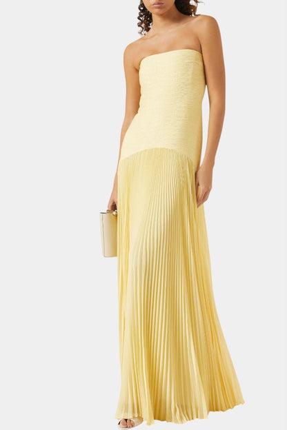 Deia | Flared Sleeve Mesh Maxi Dress - Lora Toronto