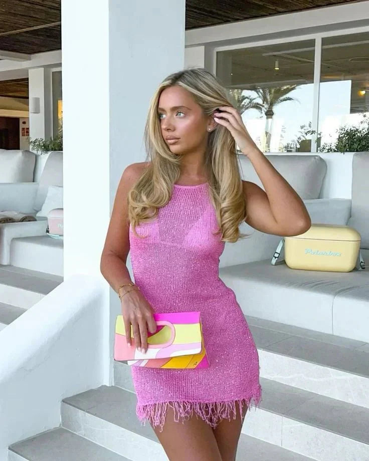 Eliza | Sparkly Mini Dress - Lora Toronto