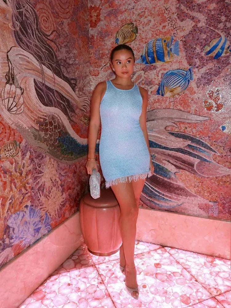 Eliza | Sparkly Mini Dress - Lora Toronto