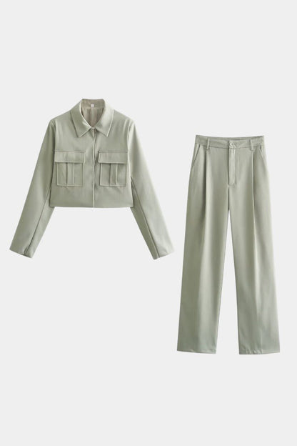 Inga Soft - Tailored Two - Piece Lounge Set - Lora Toronto