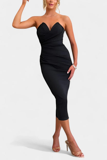 Iveta | Strapless Backless Dress - Lora Toronto
