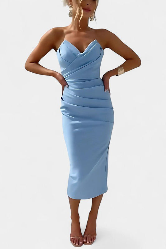 Iveta | Strapless Backless Dress - Lora Toronto