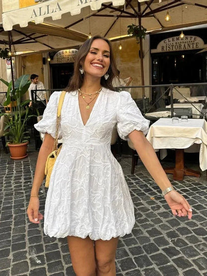 Lana | Flower Dress - Lora Toronto