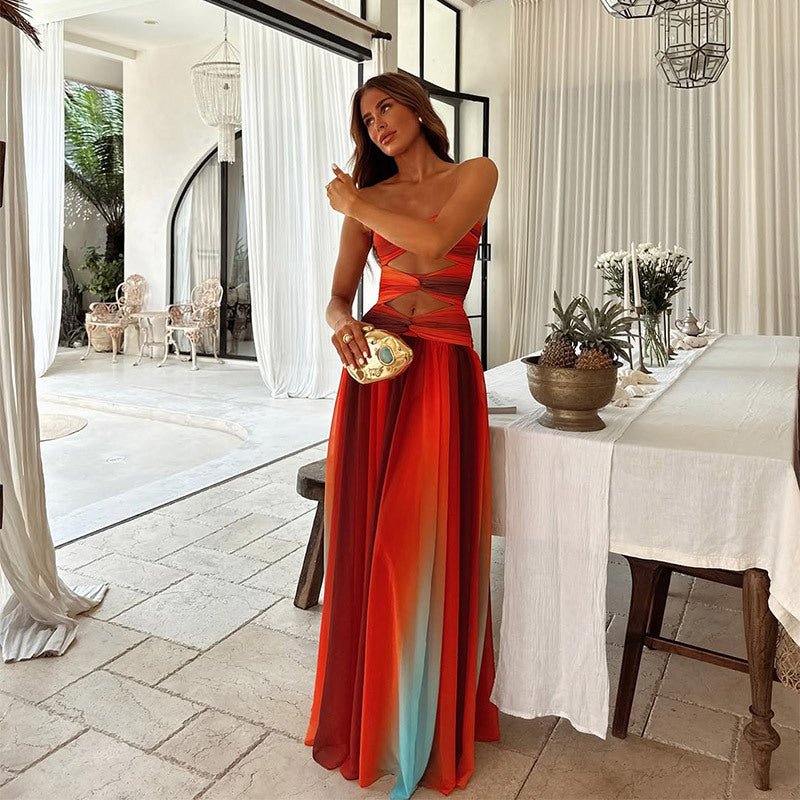 Laney | Strapless Maxi Dress - Lora Toronto