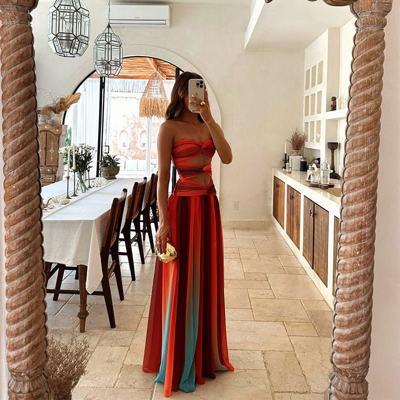 Laney | Strapless Maxi Dress - Lora Toronto