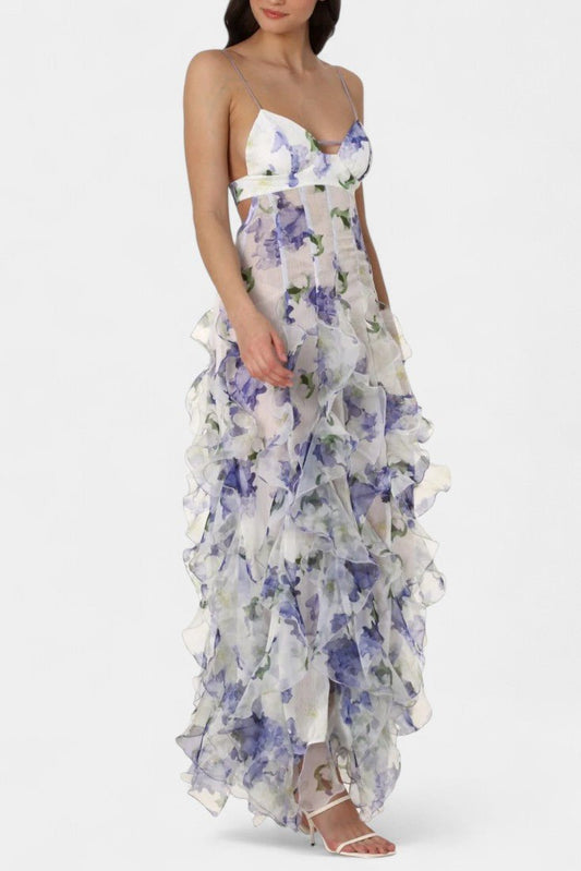 Maisie | Floral Maxi Dress - Lora Toronto