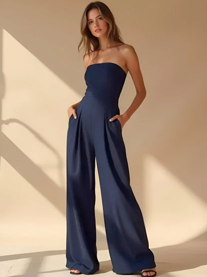 Malene Strapless Jumpsuit - Lora Toronto
