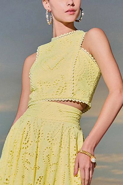 Maura Two Piece Lace Set - Lora Toronto