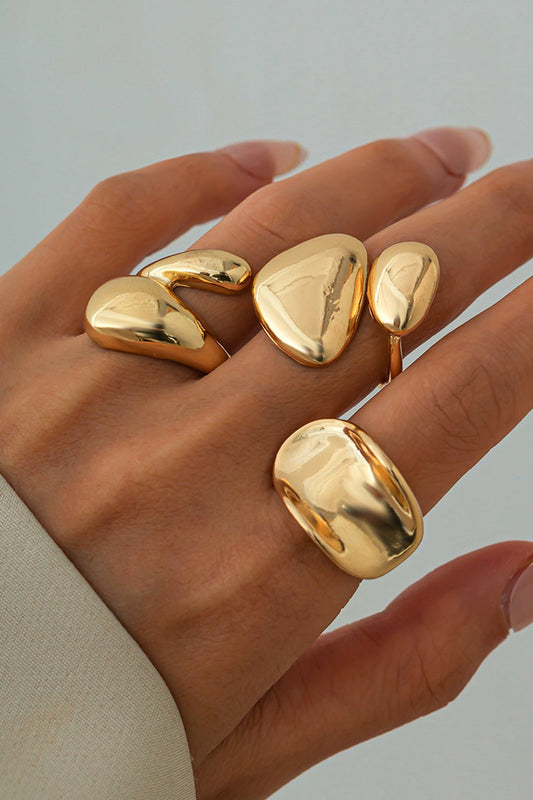 Metal Irregular Rings - Lora Toronto