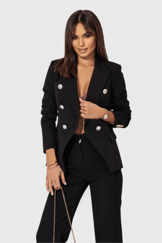 Rosalind Elegant Blazer and Trousers Set - Lora Toronto