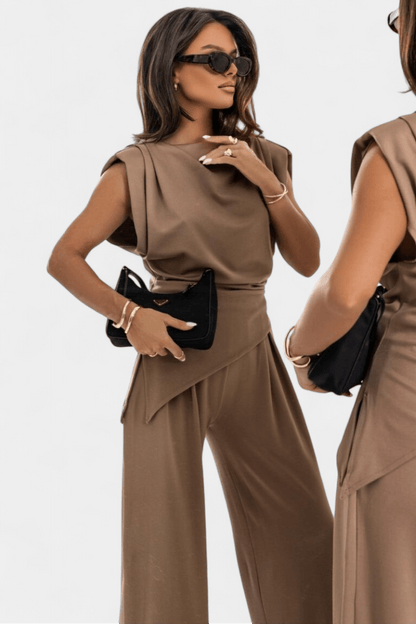 Sofia Draped Shoulder Set - Lora Toronto