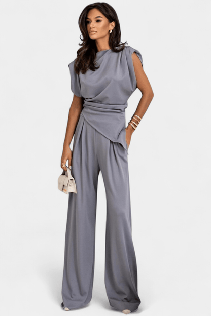 Sofia Draped Shoulder Set - Lora Toronto